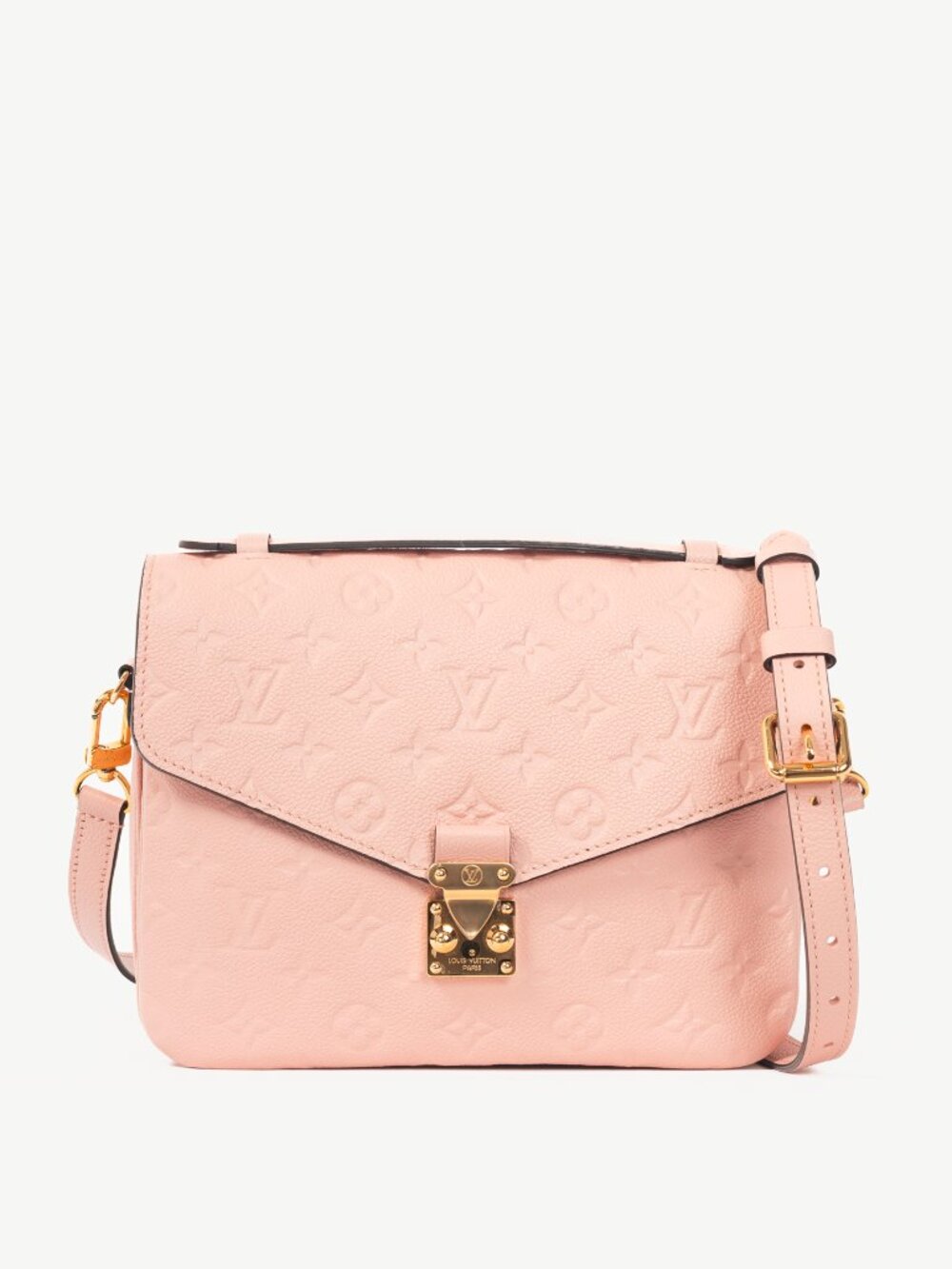 Louis Vuitton Pochette Metis MM Rose Poudre Monogram Empreinte Satchel